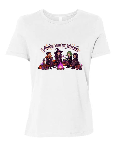 Lisa's Little Shoppe Vibing With My Witches Tee