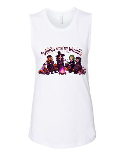 Lisa's Little Shoppe Vibing With My Witches Tank Top