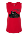 Lisa's Little Shoppe Cuddling My Dog Horror Movie & Iced Coffee Tank Top