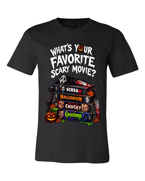Lisa's Little Shoppe What's Your Favorite Scary Movie Tee