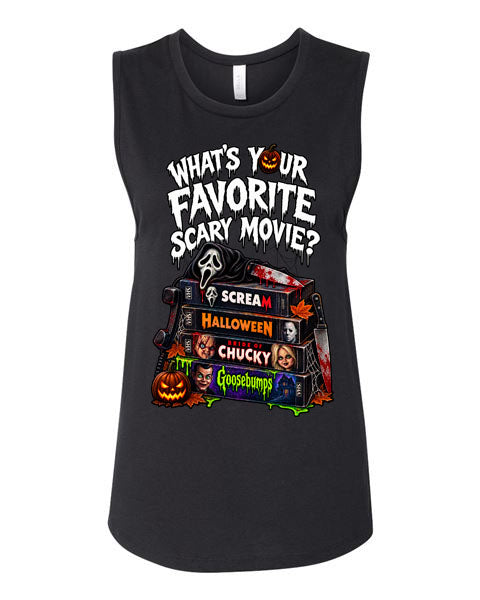 Lisa's Little Shoppe What's Your Favorite Scary Movie Tank Top