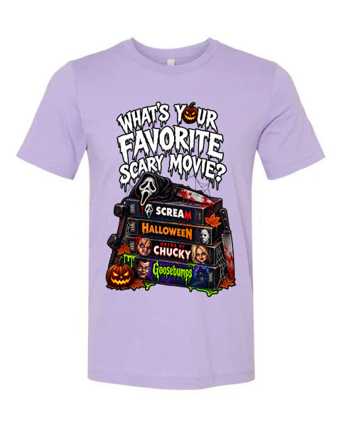 Lisa's Little Shoppe What's Your Favorite Scary Movie Tee