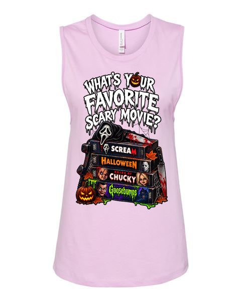 Lisa's Little Shoppe What's Your Favorite Scary Movie Tank Top