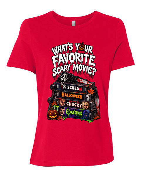 Lisa's Little Shoppe What's Your Favorite Scary Movie Tee
