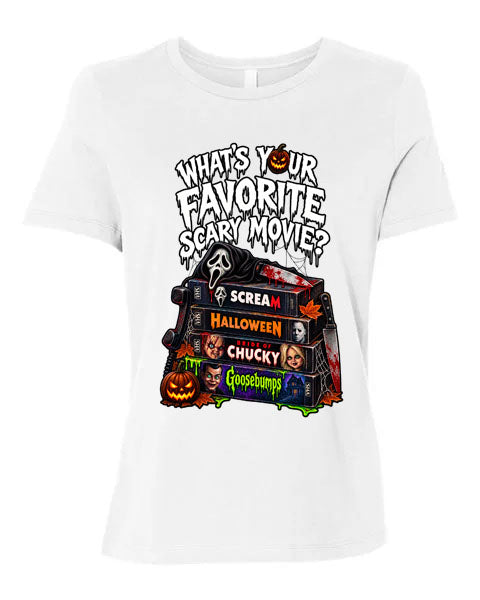Lisa's Little Shoppe What's Your Favorite Scary Movie Tee
