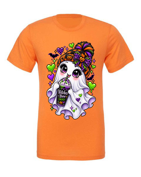 Lisa's Little Shoppe Witches Brew Energy Cute Ghost Tee