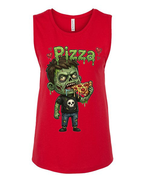 Lisa's Little Shoppe Zombie Pizza Tank Top