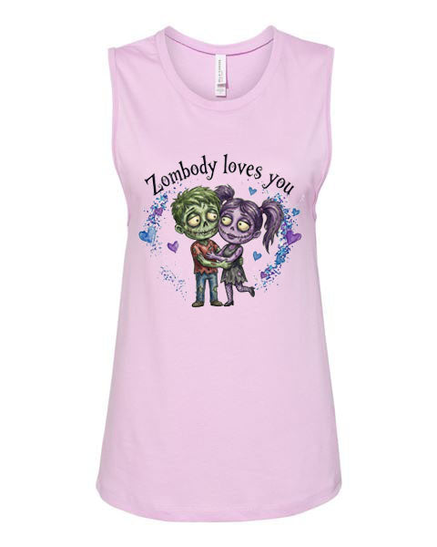 Lisa's Little Shoppe Zombody Loves You Tank Top