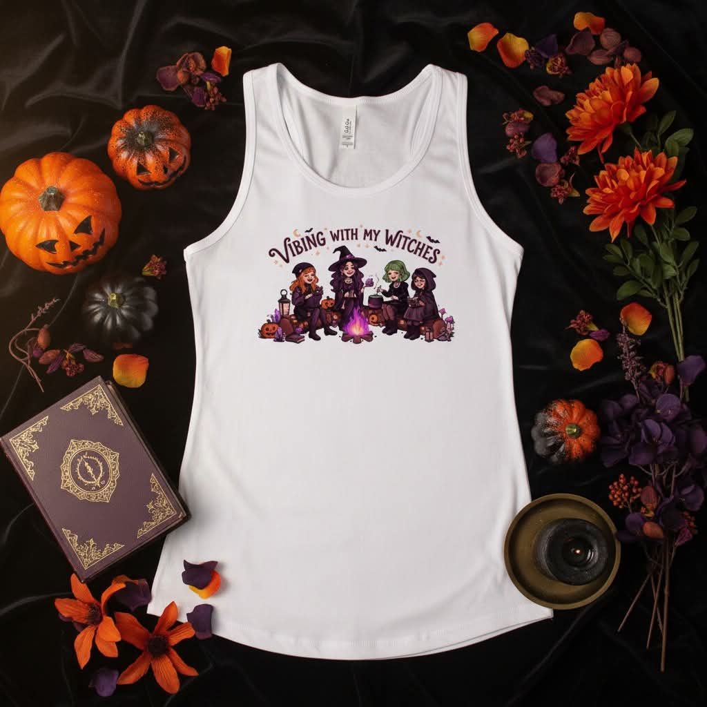 Lisa's Little Shoppe Vibing With My Witches Tank Top