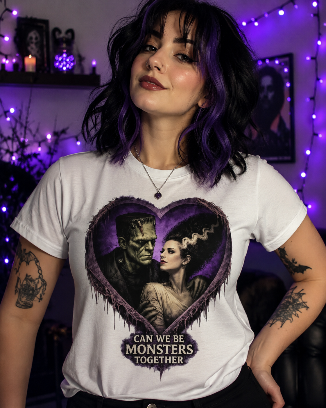 Lisa's Little Shoppe Can We Be Monsters Together Tee