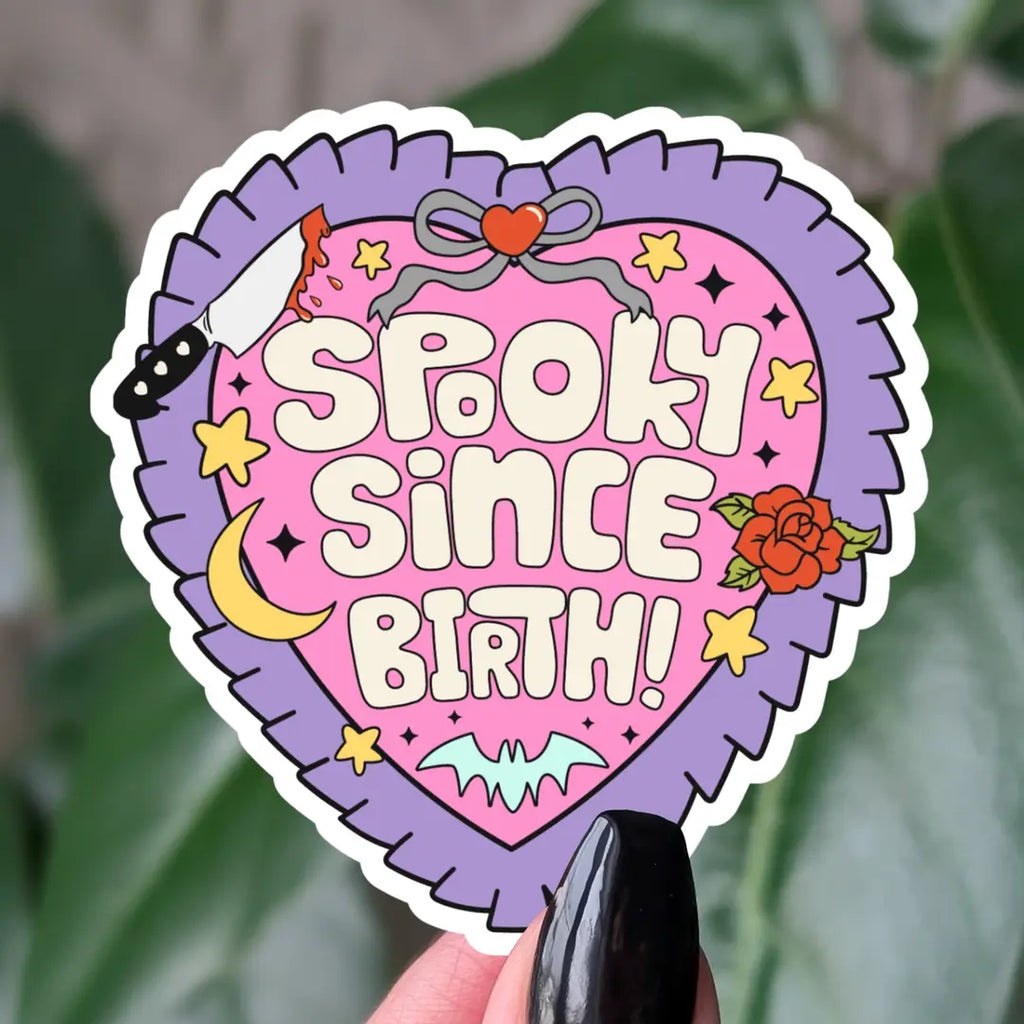 Moonlit Creations Spooky Since Birth Vinyl Stickers